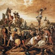 Joachim Beuckelaer Christ on the Cross oil painting artist